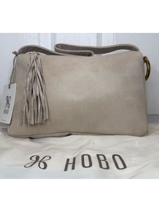 HOBO Handbags - HOBO HARK LEATHER CONVERTIBLE SHOULDER WRISTLET PEBBLE BUFFED HIDE BAG